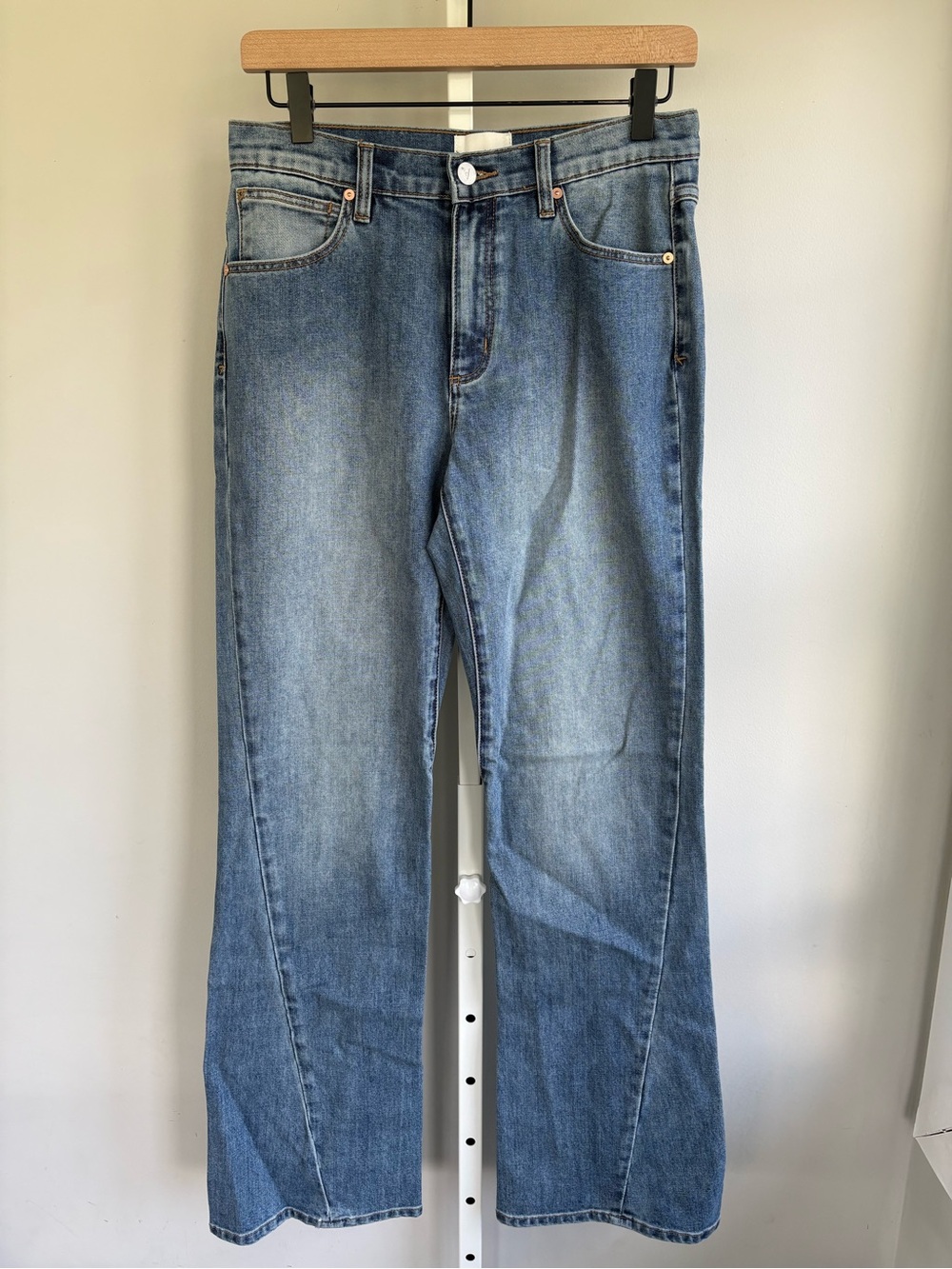 Abrand 95 Mid Rise Bootcut Jeans Size 26 Blue Denim